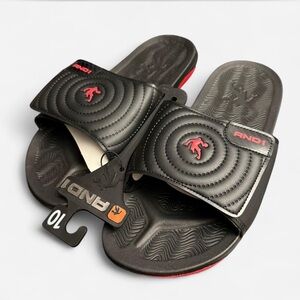 AND1 Men’s Athletic Adjustable Swirl Slide Sandals
